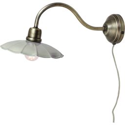 Strömshaga Gustav Wall Lamp - mint / antique brass