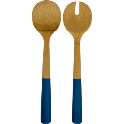 Pebbly Salatbesteck 27 cm - Königsblau