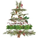 PPD Christmas Arbor Servett - 33 x 33 cm