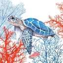 PPD The Turtle Servett - 33 x 33 cm