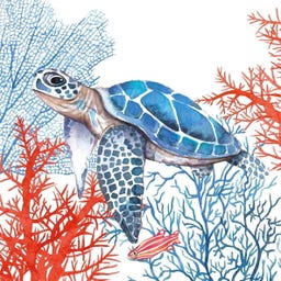 PPD The Turtle Napkin - 33 x 33 cm