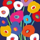PPD Super Bloom Blue Servett - 33 x 33 cm