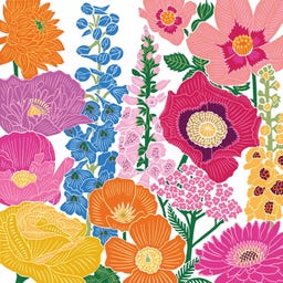 PPD Flower Flash Napkin - 33 x 33 cm
