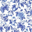 PPD Blue Toile Servett - 33 x 33 cm