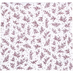 Classic Textiles of Sweden Tischdecke Flora 140 x 250 cm - white/dark red