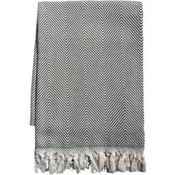 Classic Textiles of Sweden Plaid Herning 130 x 170 cm - dark grey