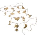 Brass Christmas Garland, 270 cm