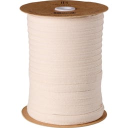 Cotton ribbon on a spool - 1 pc