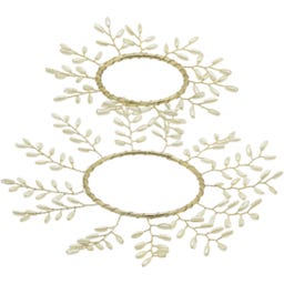 Chic Antique 2-delni set vencev za sveče - 1 set