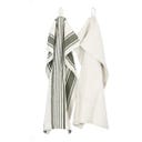 Classic Textiles of Sweden Geschirrtuch 2er-Pack Lukas - olive green/linen