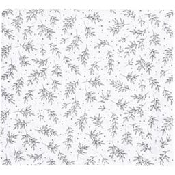 Classic Textiles of Sweden Tischdecke Flora 140 x 250 cm - white/dark grey