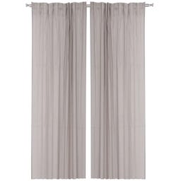 Gardinen 2er-Pack Lisa 140 x 280 cm, linen grey
