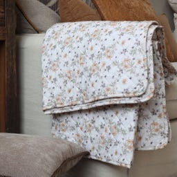 Chic Antique Floral Quilt