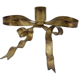 Chic Antique Svečnik s pentljo - 1 kos.