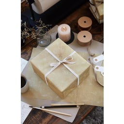 Cotton ribbon on a spool