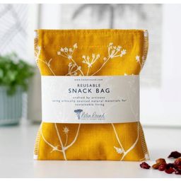 Helen Round Linen Snack Bag - Hedgerow Design