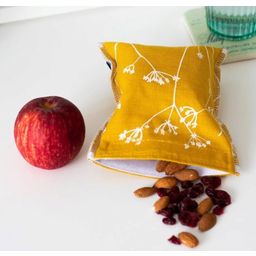 Helen Round Linen Snack Bag - Hedgerow Design - 1 item