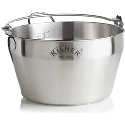 Kilner Bassine à Confiture en Acier Inoxydable - 8 l