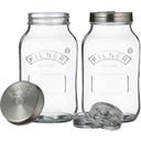 Kilner Fermentatieset - 2 glazen van elk 1 L