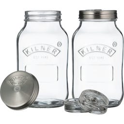 Kilner Fermentatieset - 2 glazen van elk 1 L