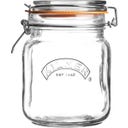 Square Clip Top Jar, 1 Liter