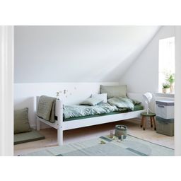 Flexa WHITE enojna postelja, 90x200  - bela