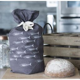 Helen Round Linen Bread Bag - Quayside Design - 1 item
