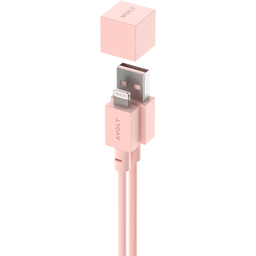 Cable 1 Old Pink USB A to Lightning, 1,8 m