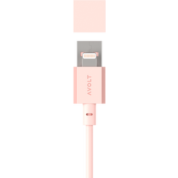 Cable 1 Old Pink USB A a Lightning, 1,8 m - 1 ud.