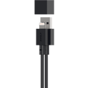 Kabel 1 Stockholm Black USB A till Lightning, 1,8 m - 1 st.