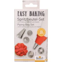 Easy Baking - Set per Sac à Poche, 8 pezzi