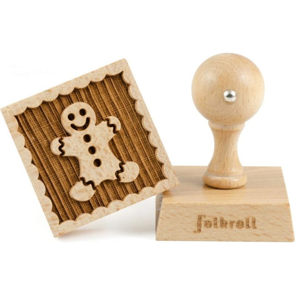 Décocraft 10 Etichette In Legno A Forma Di Omino Di Pan Di Zenzero, 12 Cm – Per Scrapbooking E Decorazione - 3
