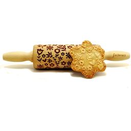 folkroll Flower Power Rolling Pin - junior