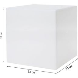 8 seasons design Light Cube Shining Cube (RGB) - Höjd 33 cm