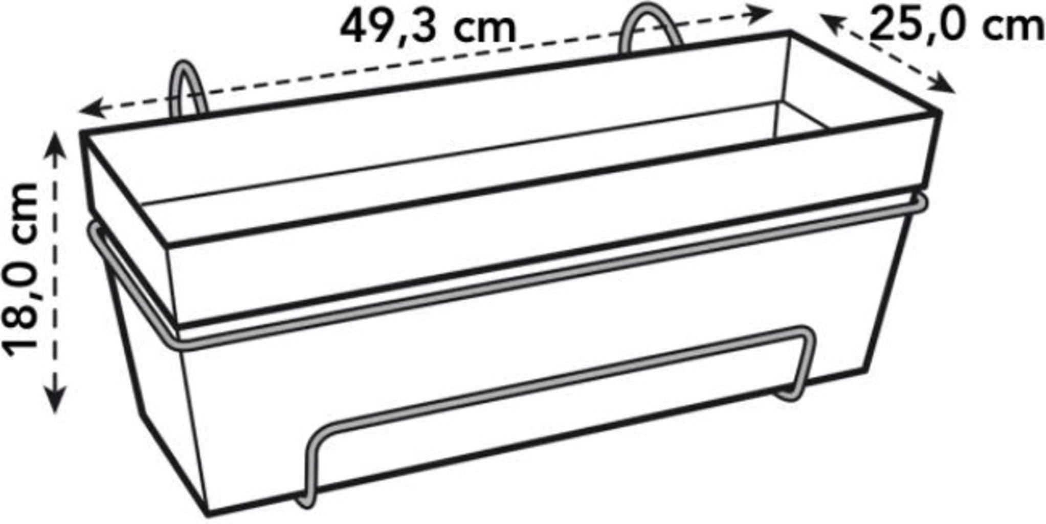 elho loft urban Balkonglåda All in 1 - 50 cm
