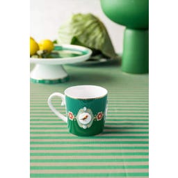 Love Birds Medallion Emerald-Green Mokken - Set van 2, Klein - 1 Set