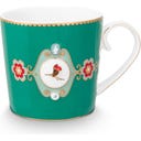 Love Birds Medallion Emerald Mokken - Set van 2, Klein
