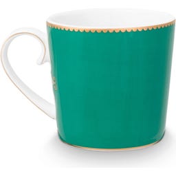 Love Birds Medallion Emerald Mokken - Set van 2, Klein