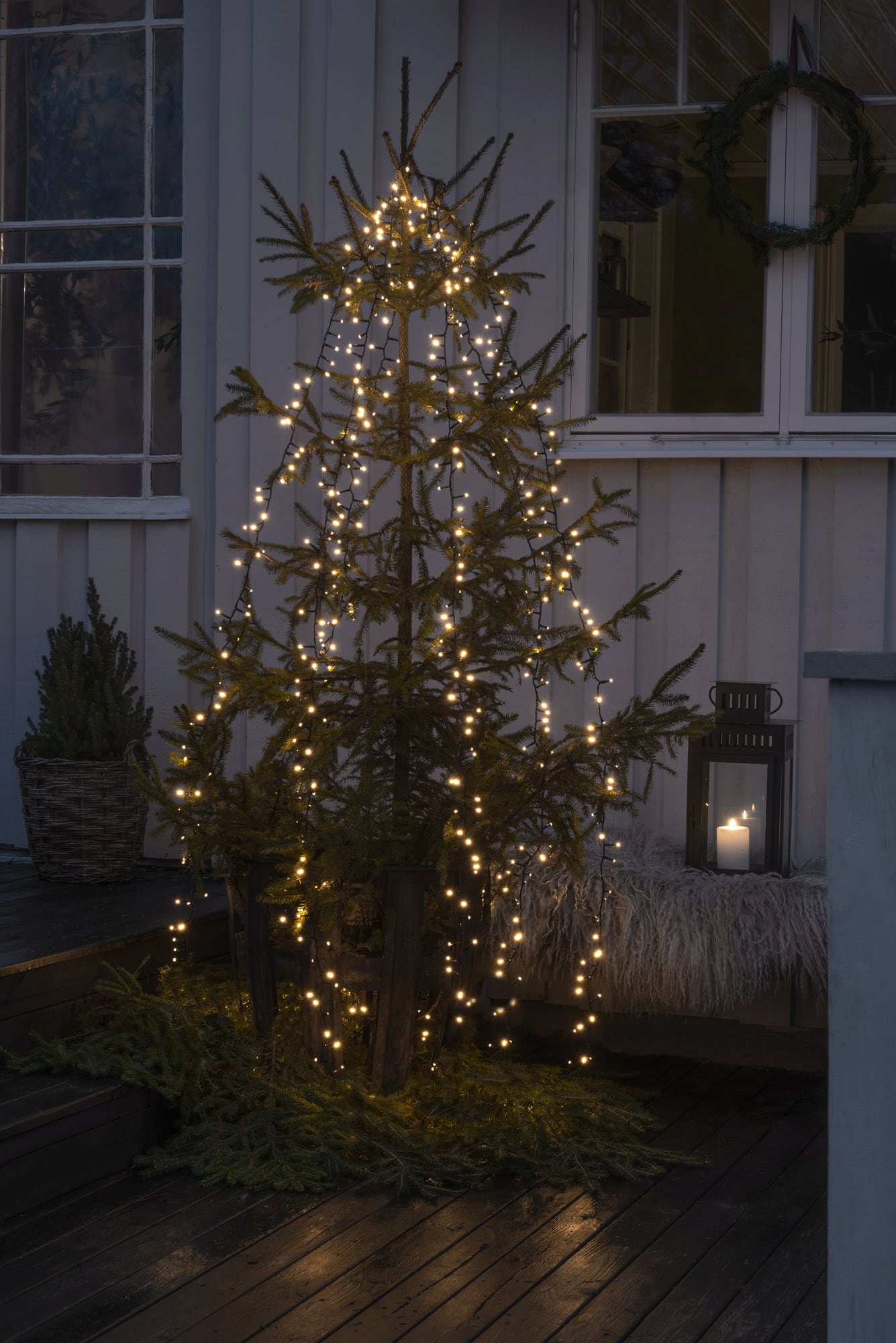 Micro LED Compactlights Baummantel mit Ring, In- und Outdoor - 1 Stk