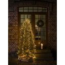 Micro LED Christmas Tree Lights With Ring, Compact Lights - Indoor and Outdoor - 1 item