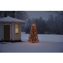 Micro LED Christmas Tree Lights With Ring, Compact Lights - Indoor and Outdoor - 1 item