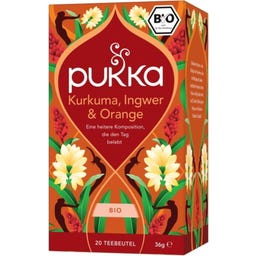Pukka Kurkuma, Ingwer & Orange Bio-Gew&uuml;rztee