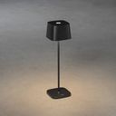 Konstsmide Lampada da Tavolo USB a LED - Capri - nero