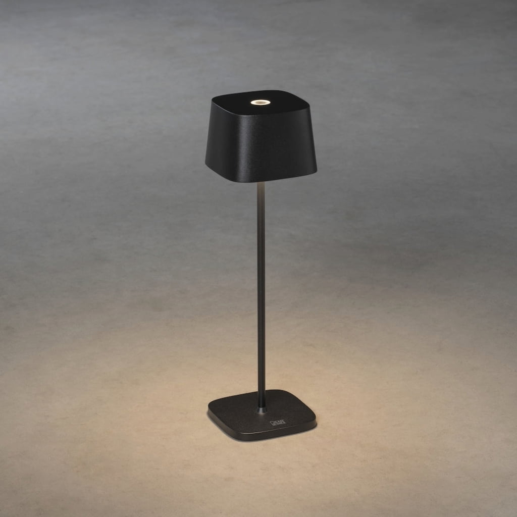 Konstsmide Capri LED USB Table Lamp - black
