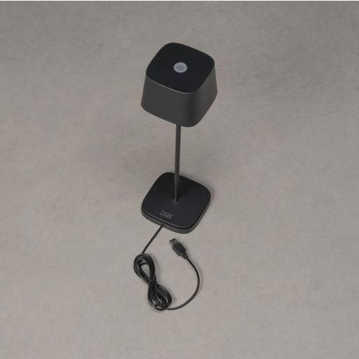 Konstsmide Lampada da Tavolo USB a LED - Capri - nero