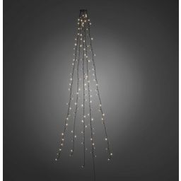 LED plašč za božično drevo z lučkami in obročem 2,4 m