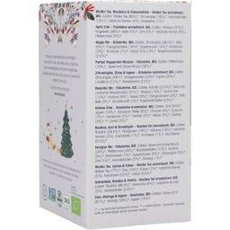 Kalendarz adwentowy z herbatą organiczną (biały)