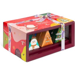Confezione Regalo Bio con Fiocco - Red Santa