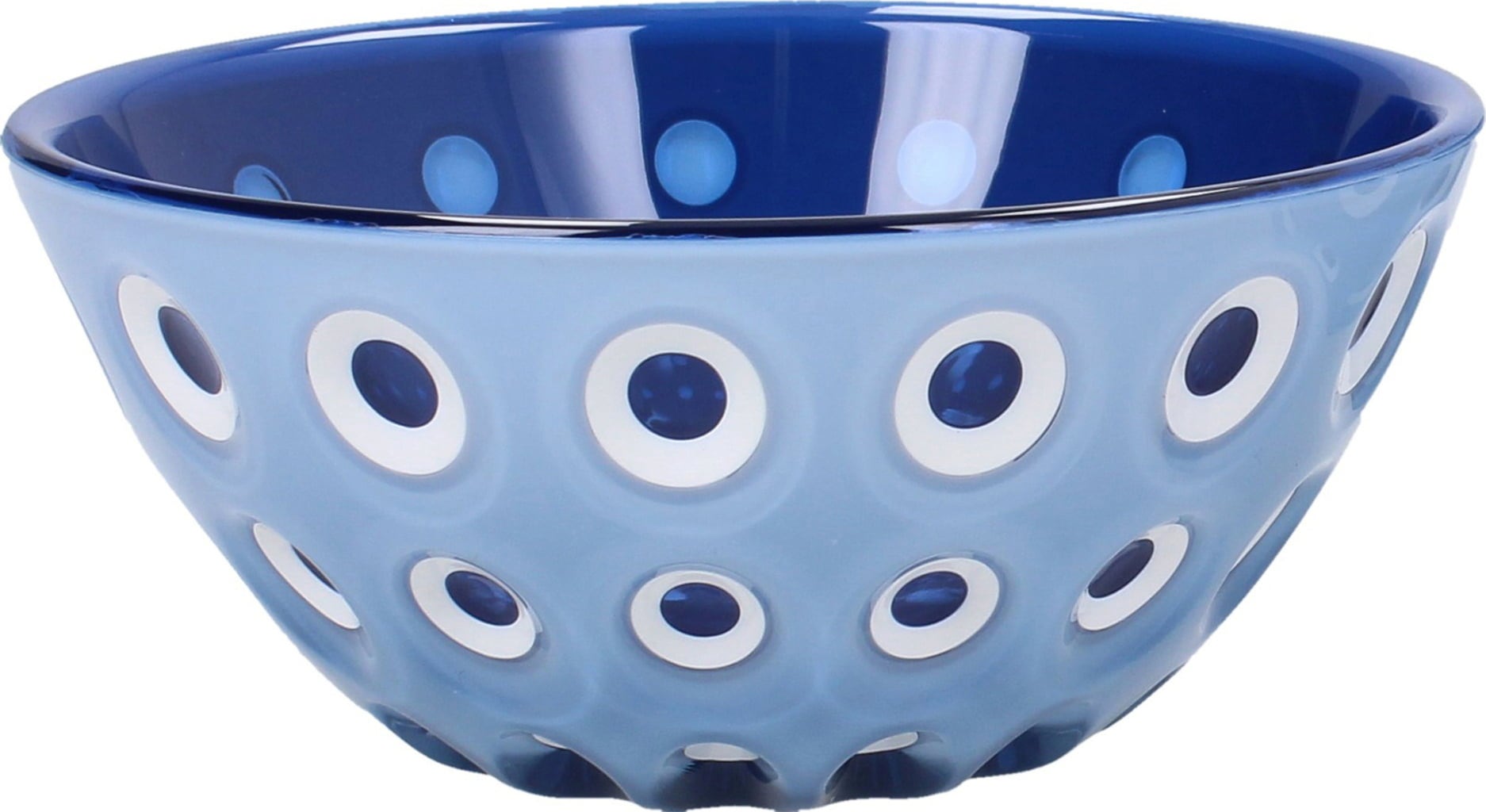 LE MURRINE Schüssel Ø25 cm, hellblau/weiß/blau