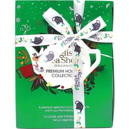 Confezione Regalo Bio con Fiocco - Premium Holiday Collection, Verde - 12 bustine